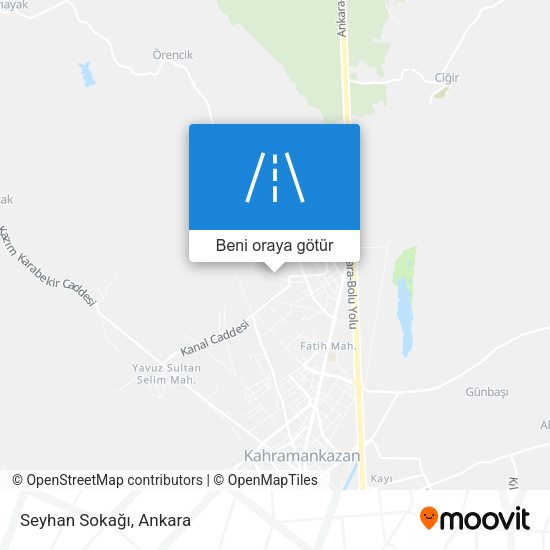 Seyhan Sokağı harita