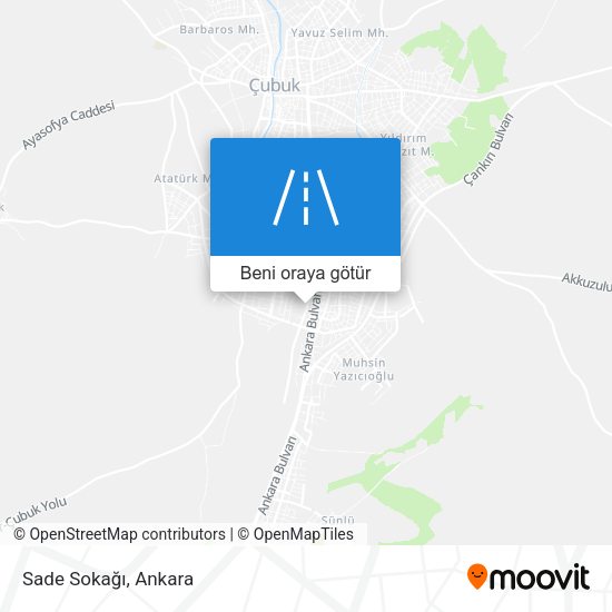 Sade Sokağı harita