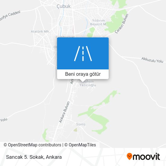 Sancak 5. Sokak harita