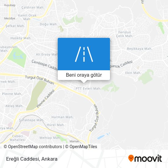 Ereğli Caddesi harita