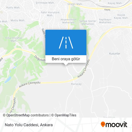Nato Yolu Caddesi harita