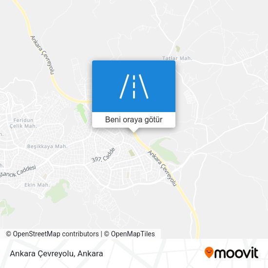 Ankara Çevreyolu harita