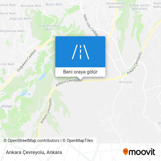 Ankara Çevreyolu harita