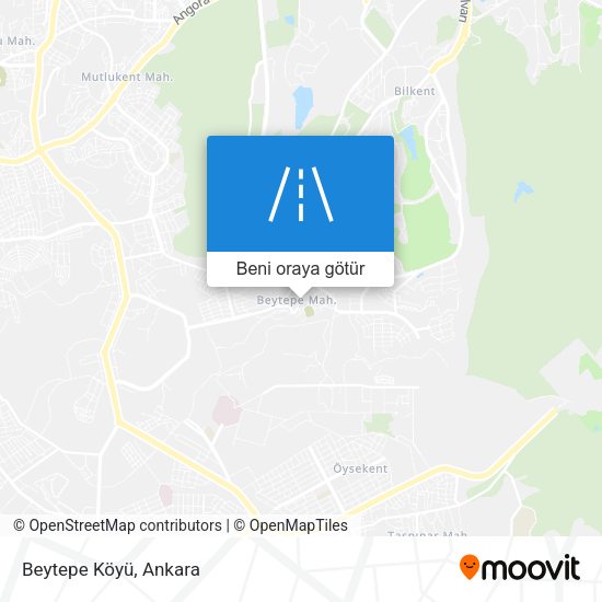 Beytepe Köyü harita