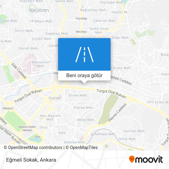 Eğmeli Sokak harita
