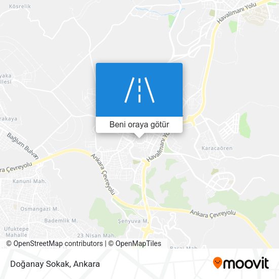 Doğanay Sokak harita