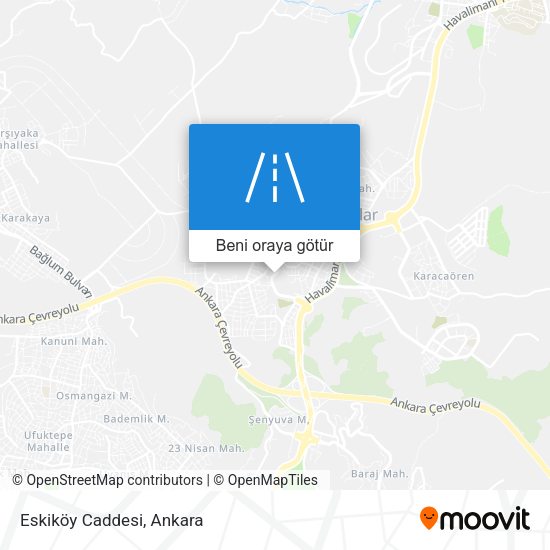 Eskiköy Caddesi harita