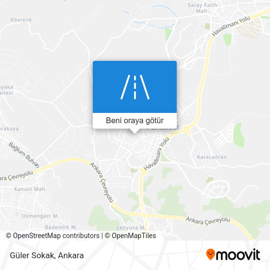 Güler Sokak harita