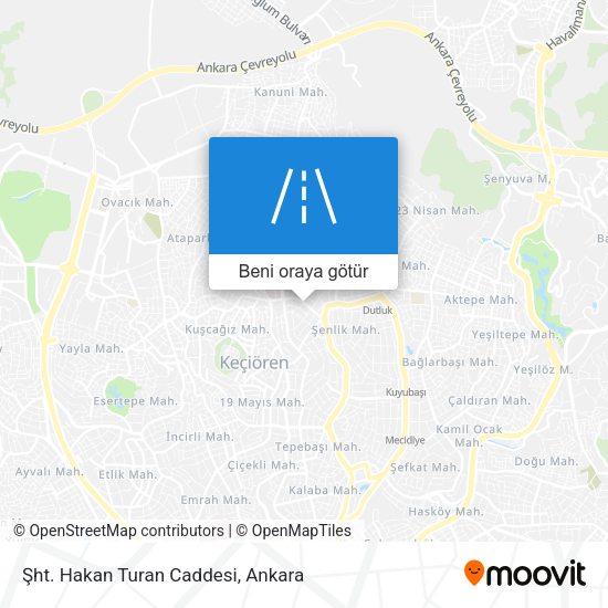 Şht. Hakan Turan Caddesi harita