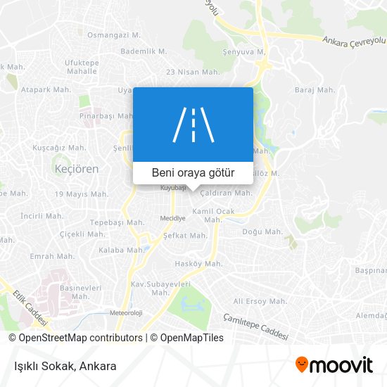 Işıklı Sokak harita