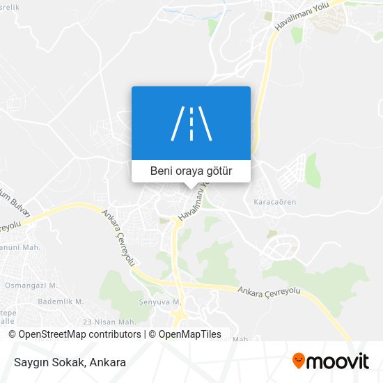 Saygın Sokak harita