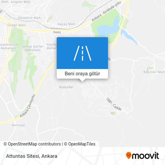 Attuntas Sitesi harita