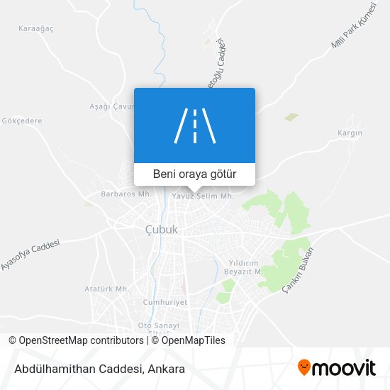 Abdülhamithan Caddesi harita