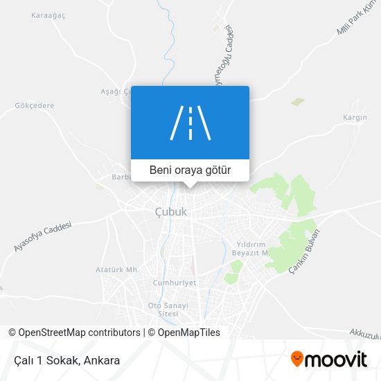 Çalı 1 Sokak harita