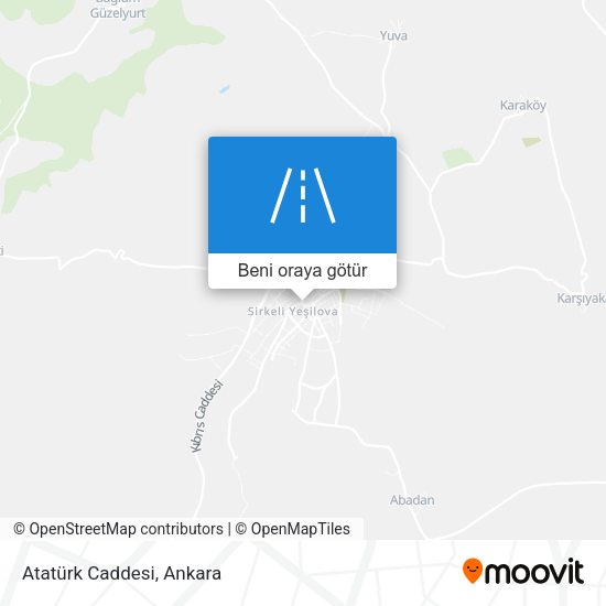 Atatürk Caddesi harita
