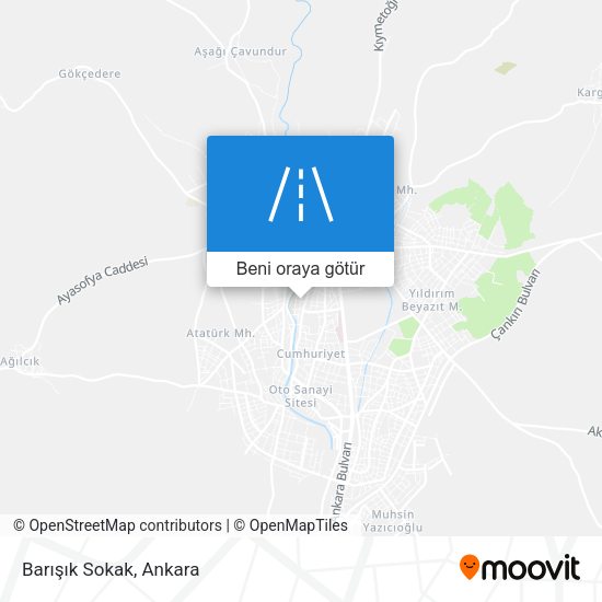Barışık Sokak harita