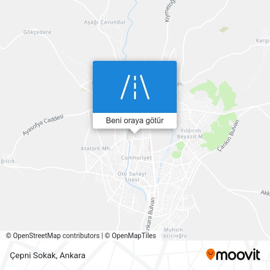 Çepni Sokak harita