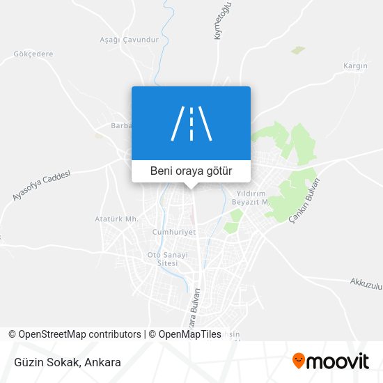 Güzin Sokak harita