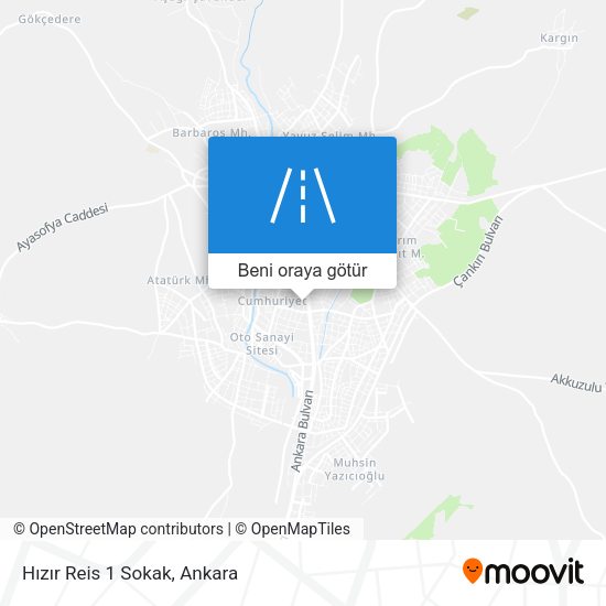 Hızır Reis 1 Sokak harita