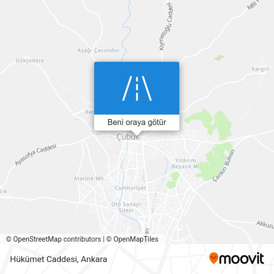 Hükümet Caddesi harita