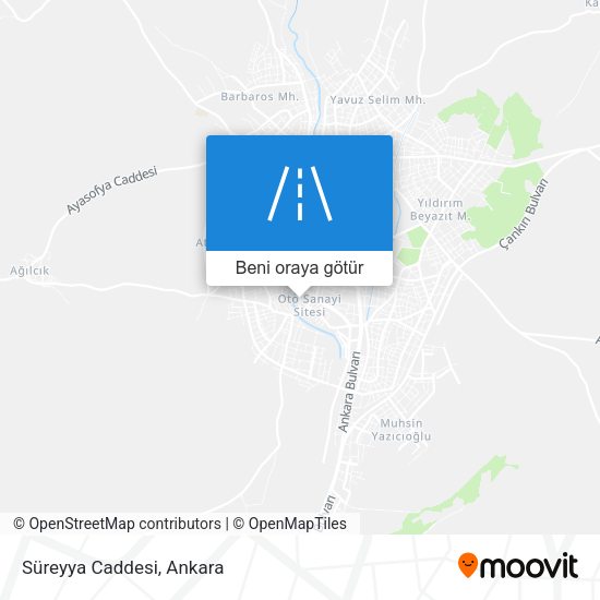 Süreyya Caddesi harita