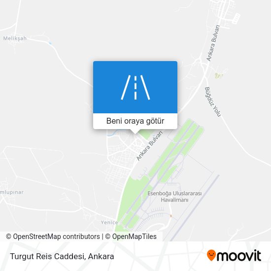 Turgut Reis Caddesi harita