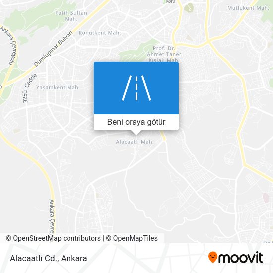 Alacaatlı Cd. harita
