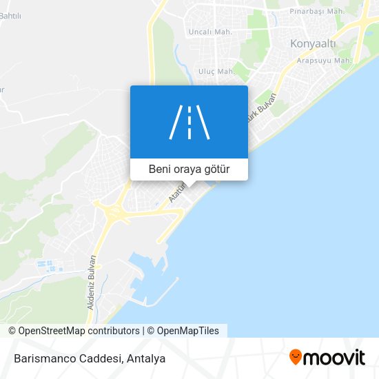 Barismanco Caddesi harita