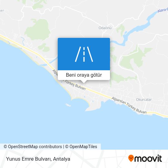 Yunus Emre Bulvarı harita