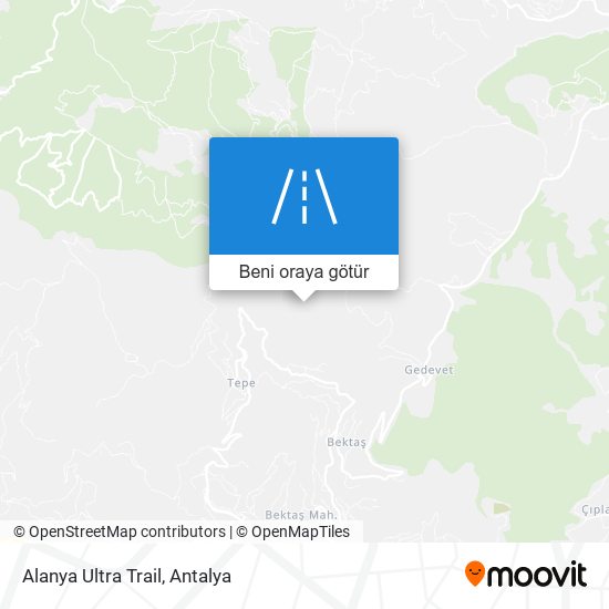 Alanya Ultra Trail harita