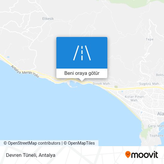 Devren Tüneli harita