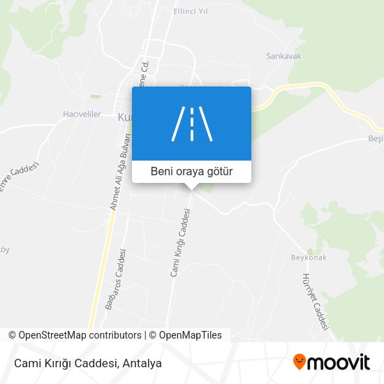 Cami Kırığı Caddesi harita