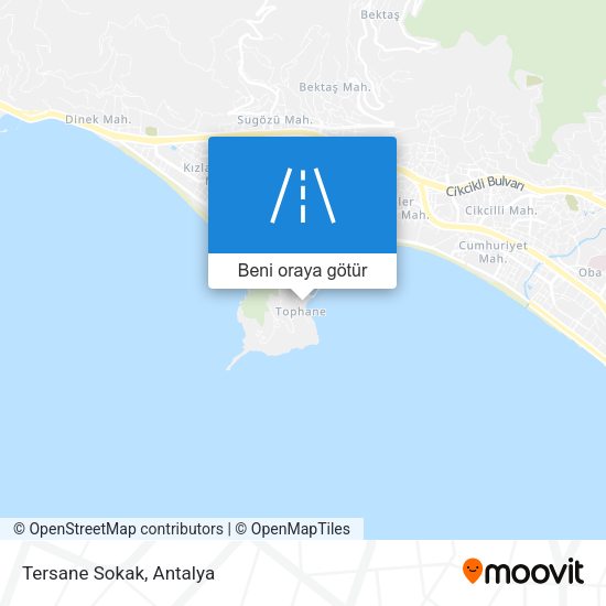 Tersane Sokak harita