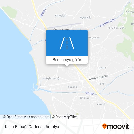 Kışla Bucağı Caddesi harita