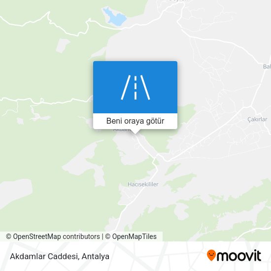 Akdamlar Caddesi harita