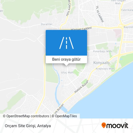 Orçam Site Girişi harita