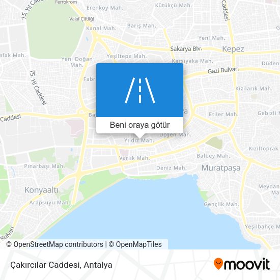 Çakırcılar Caddesi harita