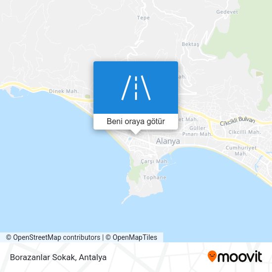 Borazanlar Sokak harita