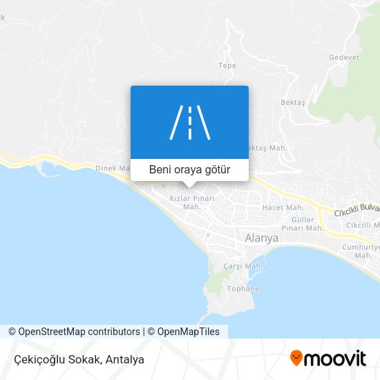Çekiçoğlu Sokak harita