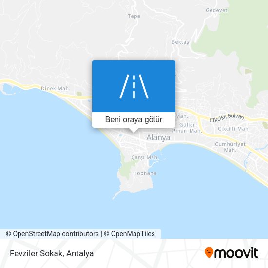 Fevziler Sokak harita
