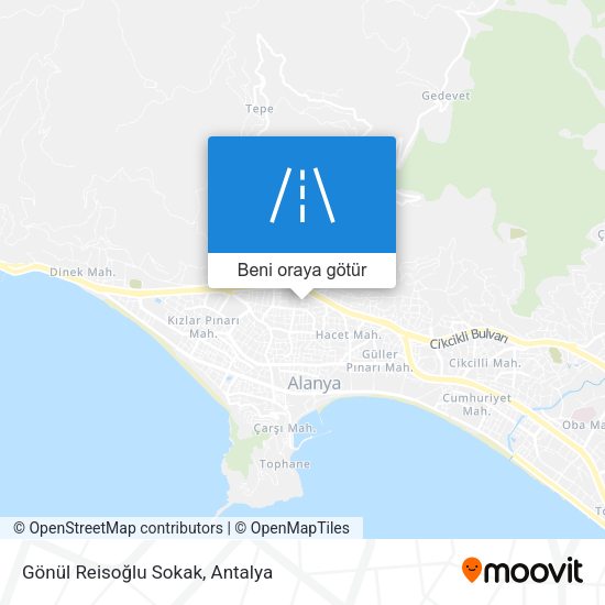 Gönül Reisoğlu Sokak harita