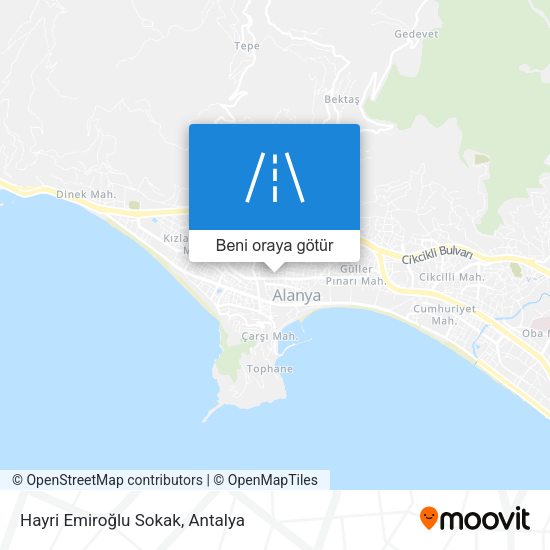 Hayri Emiroğlu Sokak harita
