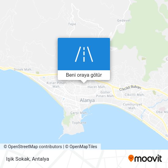 Işik Sokak harita