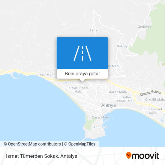 Ismet Tümerden Sokak harita