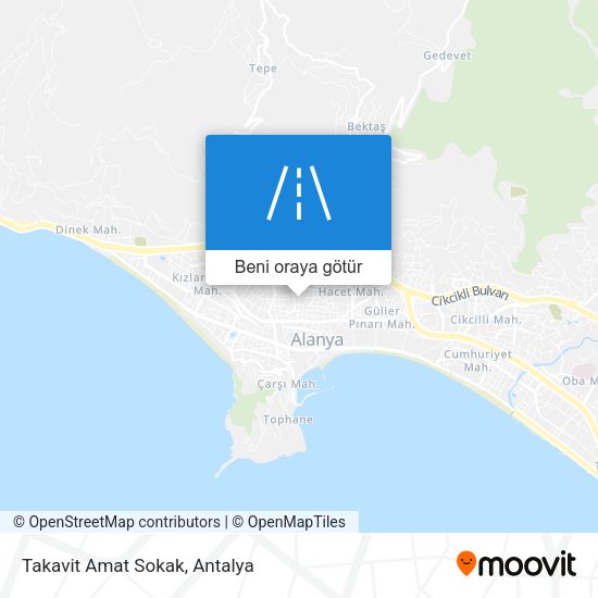 Takavit Amat Sokak harita