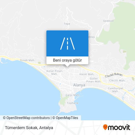 Tümerdem Sokak harita