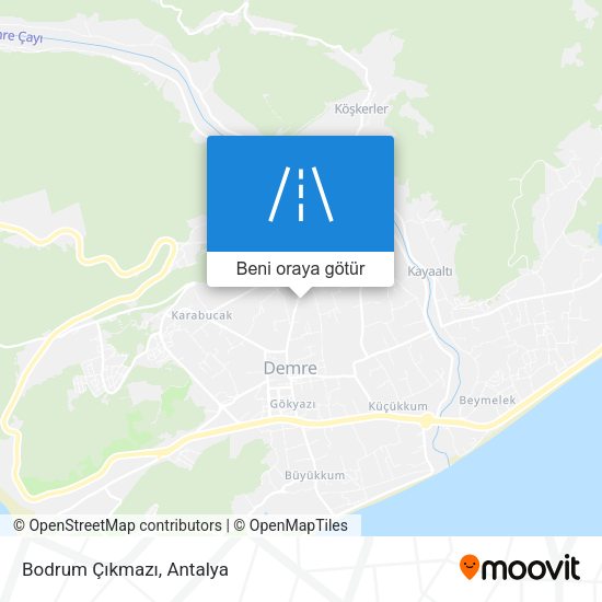 Bodrum Çıkmazı harita