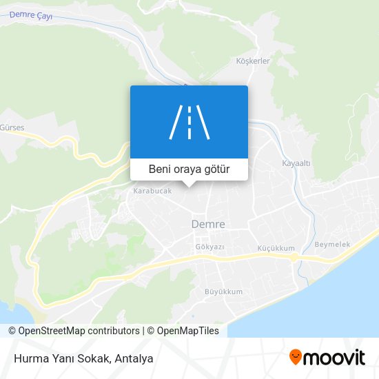 Hurma Yanı Sokak harita