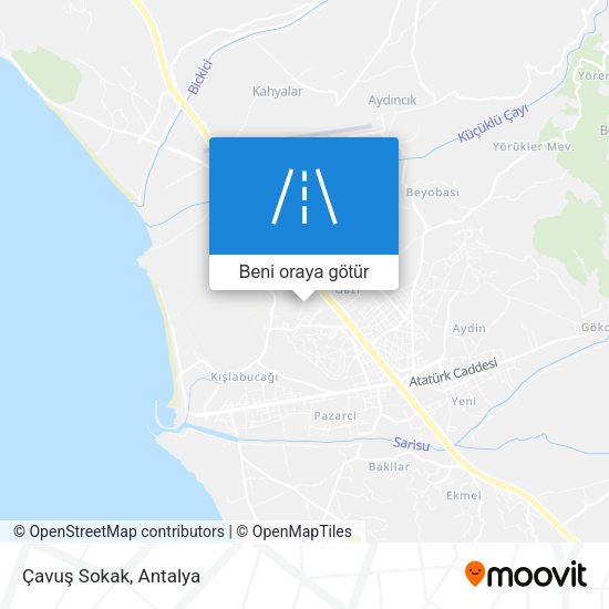 Çavuş Sokak harita