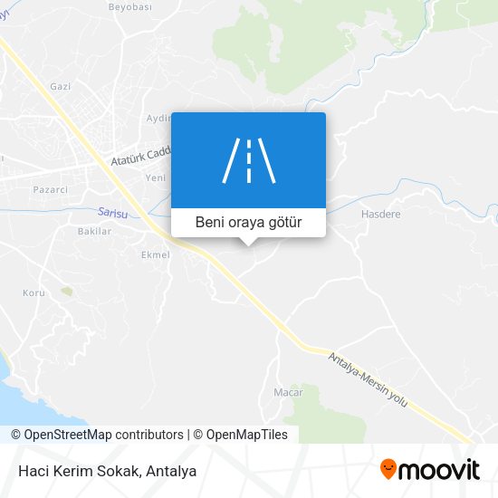 Haci Kerim Sokak harita